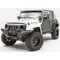 Fab Fours 07-18 WRANGLER JK FRONT FULL WIDTH GRUMPER MATTE BLACK GR1010-1 - alternate 3